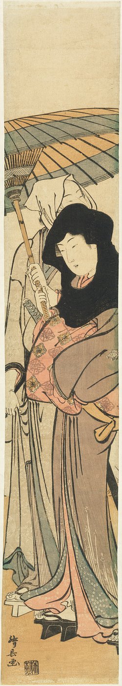 落ちよ 案ｄ 反米 作： Torii Kiyonaga