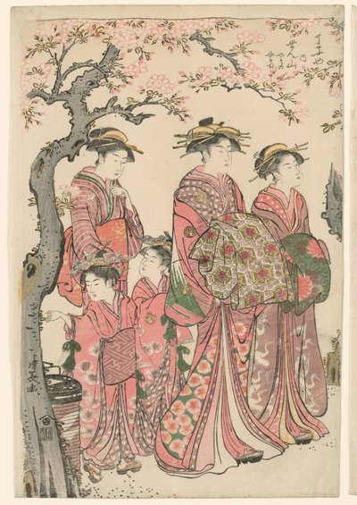 てぇ 校ｒ手さんｓ せんざん、 やその、 案ｄ や素地 おｆ テェ チョ時や 作： Torii Kiyonaga
