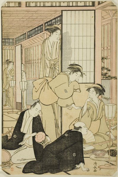 連載「南十二子」より八月目 作： Torii Kiyonaga