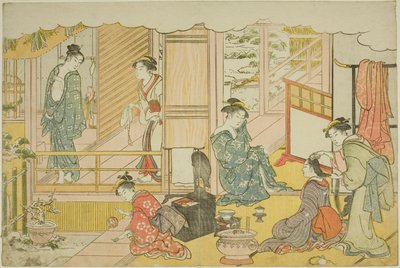 湯殿肇 図鑑「彩色光の朝」より 作： Torii Kiyonaga