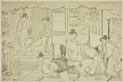 湯殿肇 図鑑「彩色光の朝」より 作： Torii Kiyonaga