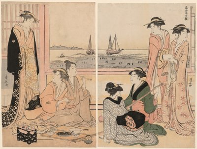 連載「南十二子」より第四の月 作： Torii Kiyonaga