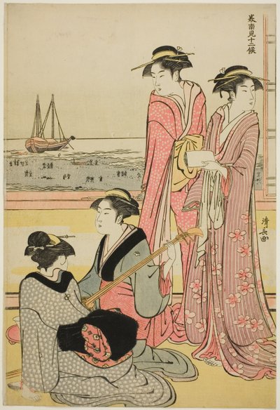 連載「南十二子」より第四の月 作： Torii Kiyonaga
