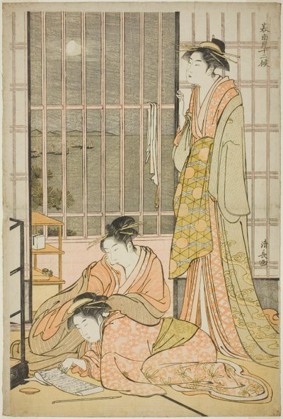 連載「南十二子」より第九の月 作： Torii Kiyonaga