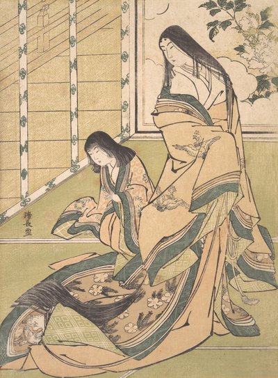 第三王女おんな三の宮、1781～89年頃。 作： Torii Kiyonaga