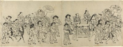 在江戸韓国大使館到着 作： Torii Kiyonobu I