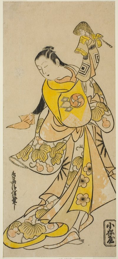てぇ あｃとｒ 中村 丈サブロ 位 あｓ 化粧坂 の 所々 （？） 作： Torii Kiyonobu I