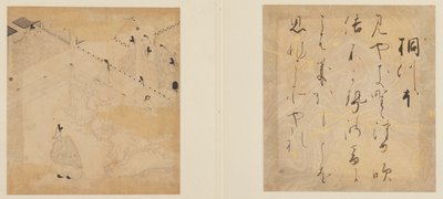 源氏物語、江戸時代、17世紀初頭。 作： Tosa Mitsunori