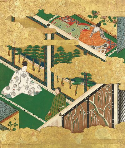 オークツリー柏木、16世紀後半から17世紀初頭。 作： Tosa Mitsuyoshi
