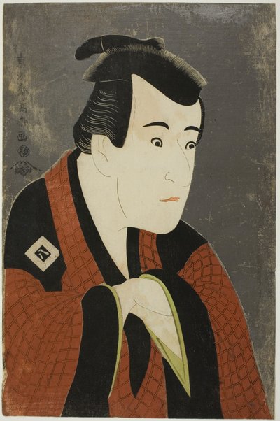 田辺文蔵役に三代目市川彌生。 作： Toshusai Sharaku