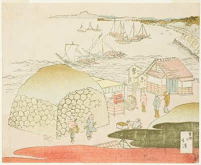 高輪の眺め 作： Totoya Hokkei