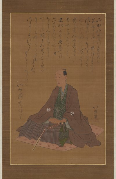 山田徳右衛門像 作： Totoya Hokkei