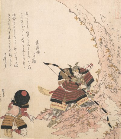 版画、19世紀。 作： Totoya Hokkei
