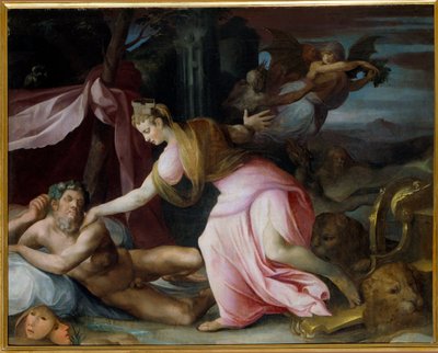 覚醒したモーフィのサイベル オール・サンツ・デュブルイユ（1561-1602）の絵 作： Toussaint Dubreuil