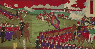 さまざまな軍団による偉大な訓練作戦 作： Toyohara Chikanobu
