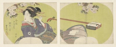 花魁と三味線 現代の十二ヶ月 (シリーズタイトル) いまよじゅうにかげつ 作： Toyokuni (II) , Utagawa