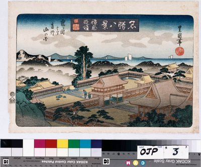 「イブニングベル鎌倉」シリーズ「名所八景」 作： Toyokuni II