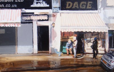 高齢者のための行動, 2010 (油彩・板) 作： トレバー・バージェス