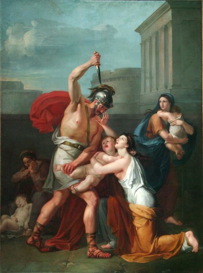 無辜の虐殺、1809年 作： Trofim Fyodorovich Durnov