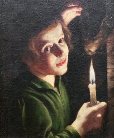 Menino segurando um bastão (pintura) 作： Trophime Bigot