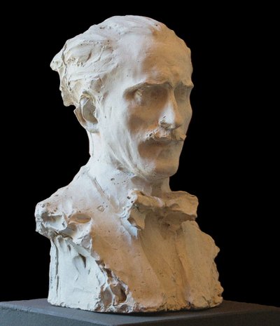 作曲家Arturo Toscanini 1867-1957の肖像。 作： Trubetskoy