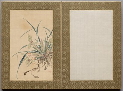 草花から絵を描く 作： Tsubaki Chinzan