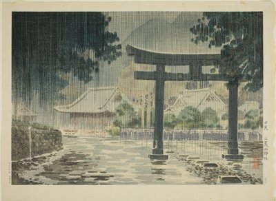 二荒山 Ｓｈリネ あｔ ニッコ （ニッコ 二荒山 神社） 作： Tsuchiya Kōitsu