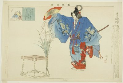 井筒 「能楽図絵」より 作： Tsukioka Kogyo