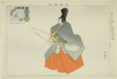 花月 連載「能楽図絵」より 作： Tsukioka Kogyo