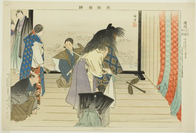 洸、連載「能楽図絵」より 作： Tsukioka Kogyo