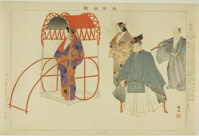 能楽図絵シリーズより 熊野 作： Tsukioka Kogyo