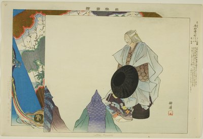 「能楽図絵」シリーズより 小町聡葉 作： Tsukioka Kogyo