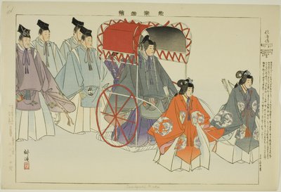 住吉モード 「能楽図絵」より 作： Tsukioka Kogyo