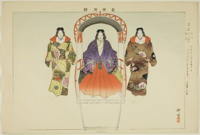 右近 「能楽図絵」より 作： Tsukioka Kogyo