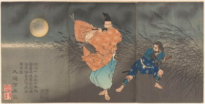 フルート奏者 作： Tsukioka Yoshitoshi