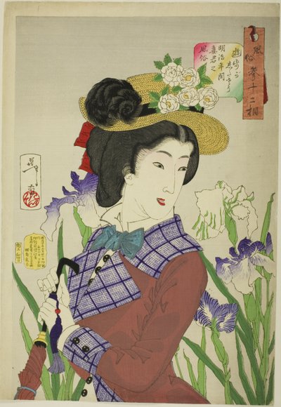 遊歩がしたそ 連載「風俗三十二相」より 作： Tsukioka Yoshitoshi