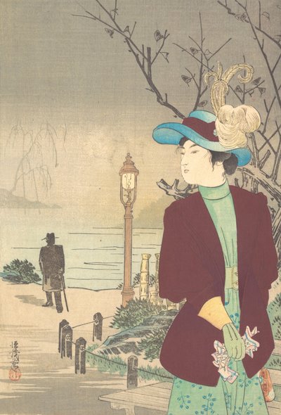 プリント、カリフォルニア州。 1900年。 作： Tsuneshige