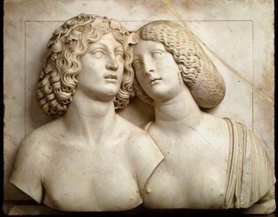 バッカスとアリアンハイレリーフ・マーブル 作： Tullio Lombardo