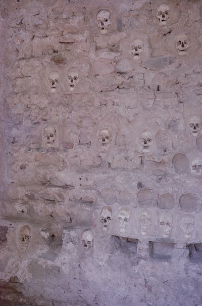 頭蓋骨の塔 作： Turkish School