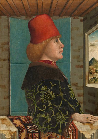 男の肖像 作： Tyrolean 15th Century