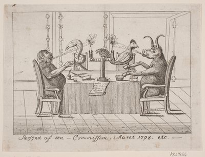 1798年の委員会の特別な見解 作： Ubekendt