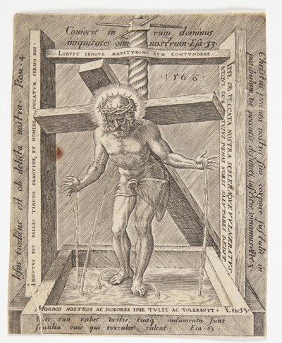キリストの受難 作： Ubekendt efter Dirck Volckertsz. Coornhert efter Maarten van Heemskerck