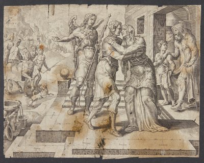 トビアスの帰郷 作： Ubekendt efter Maarten van Heemskerck