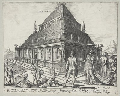 世界の八不思議 作： Ubekendt efter Philips Galle efter Maarten van Heemskerck