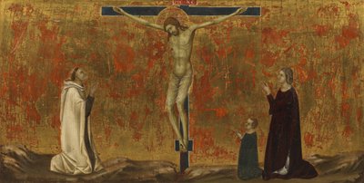 ドナーと一緒に十字架にかけられたキリスト 作： Ugolino di Nerio