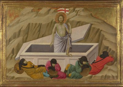 サンタクローチェ聖堂からの復活、フィレンツェ、c。 1324-1325 作： Ugolino di Nerio