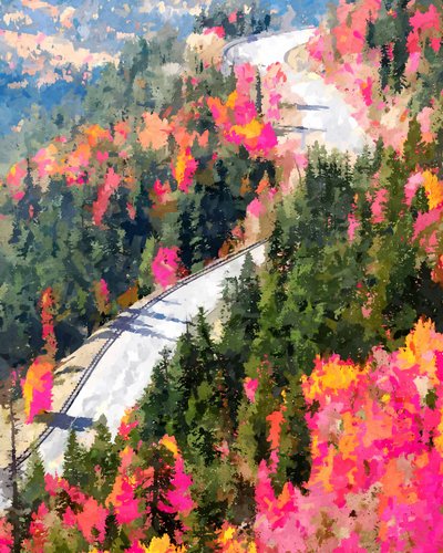 色鮮やかな秋の旅 作： 