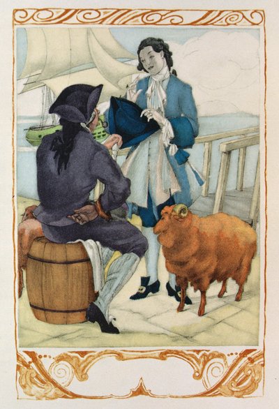 Gibert Jeune 発行の Voltaire 作「Candide」のイラスト 作： Umberto (after) Brunelleschi