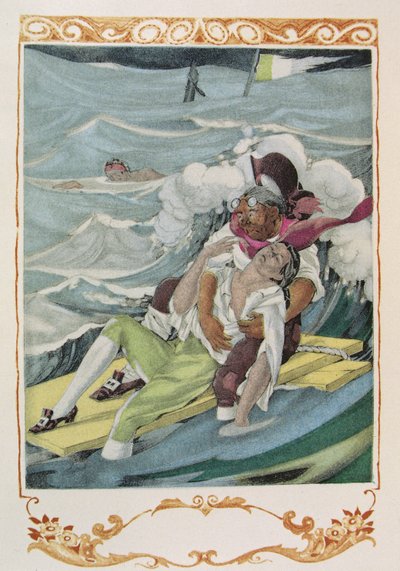 Gibert Jeune 発行の Voltaire 作「Candide」のイラスト 作： Umberto (after) Brunelleschi