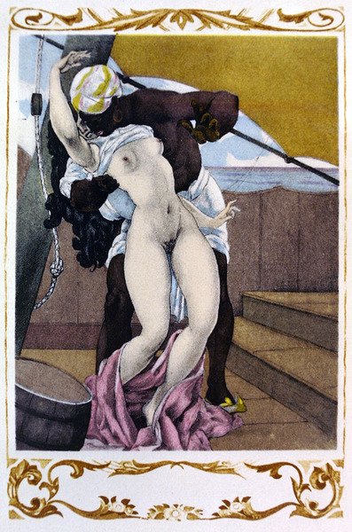 Gibert Jeune 発行の Voltaire 作「Candide」のイラスト 作： Umberto (after) Brunelleschi